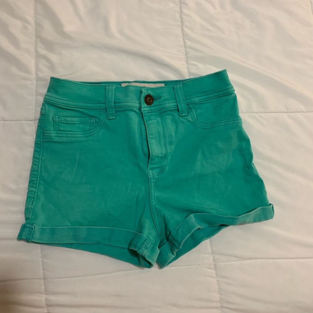Vintage hollister teal short